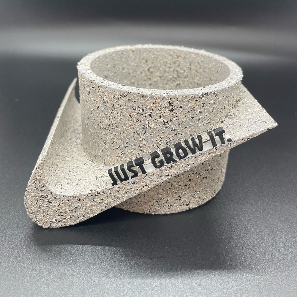 Just Grow It Swoosh Planter for‎ 3” succulent